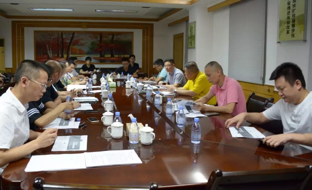 水頭鎮(zhèn)政府召開第20屆水頭石博會座談會