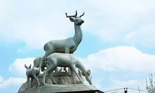 “石”來運(yùn)轉(zhuǎn)，福“鹿”臨門，石雕鹿的寓意