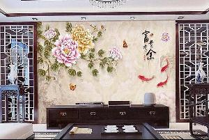 中式背景墻04