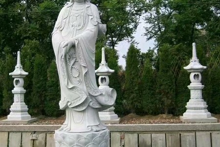 漢白玉觀音雕刻