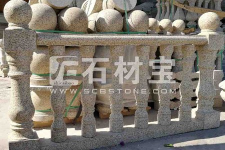 黃金麻扶手  花瓶柱