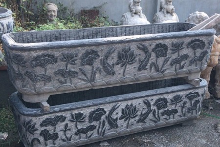 青石花缽