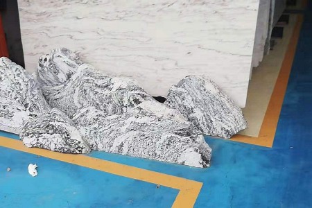 雪浪金麻大板展示