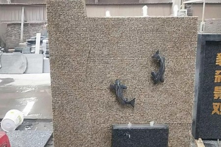 水幕墻雙魚(yú)戲水款