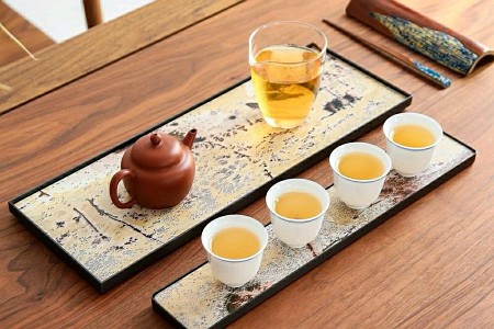 國(guó)畫(huà)石茶幾