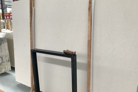 白沙米黃大板展示