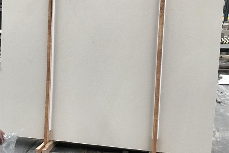 白沙米黃大板展示