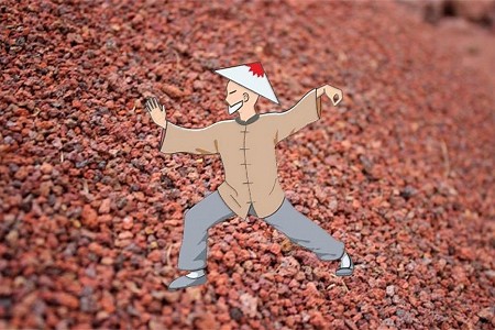 紅色火山石