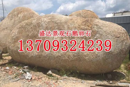 園林景觀石 庭院景觀石 大型鵝卵石小溪石河卵石
