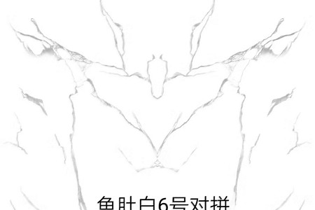 魚肚白6號對拼(3D滲墨)