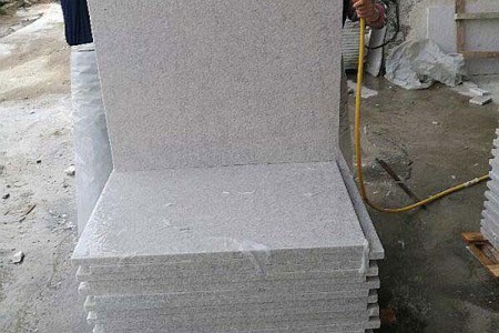 珍珠白麻石材外墻干掛板別墅石材圍墻地鋪石 