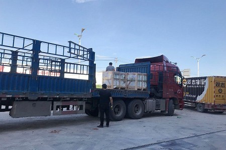 官橋裝車現(xiàn)場