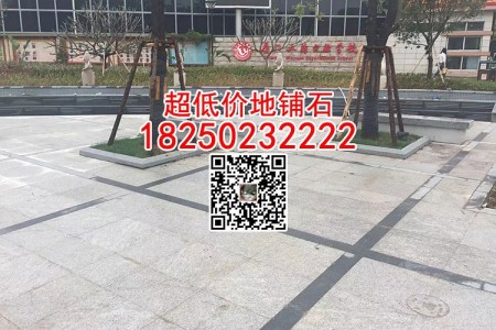 福建g654芝麻黑燒面地鋪石童子黑花崗巖鋪地石材