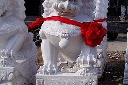漢白玉獅子