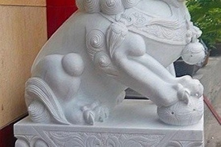 漢白玉獅子