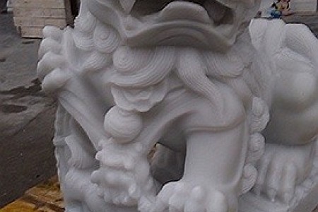 漢白玉獅子