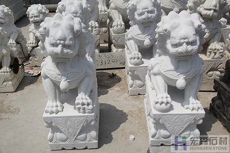漢白玉獅子