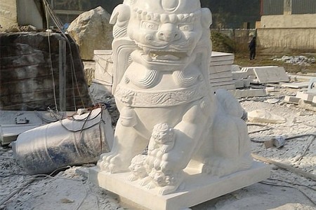 漢白玉獅子