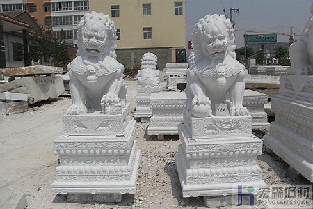 漢白玉獅子