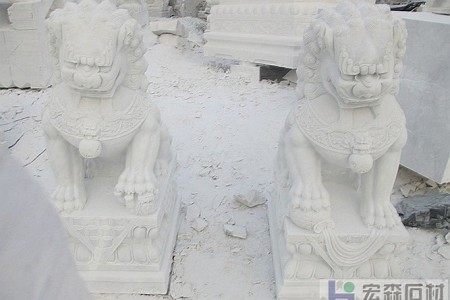 漢白玉獅子