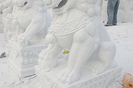 漢白玉獅子
