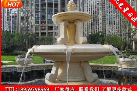 廠家供應(yīng)石雕水缽噴泉水景