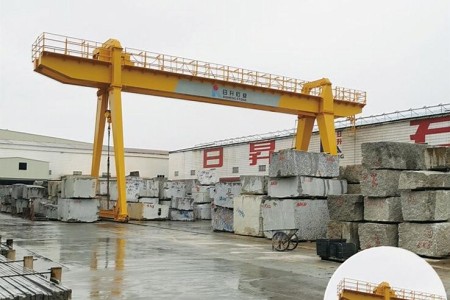起重機翻新案例(日升石業(yè))