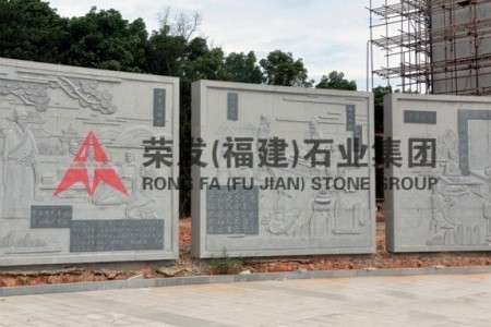 江西金溪一中外墻浮雕裝飾工程