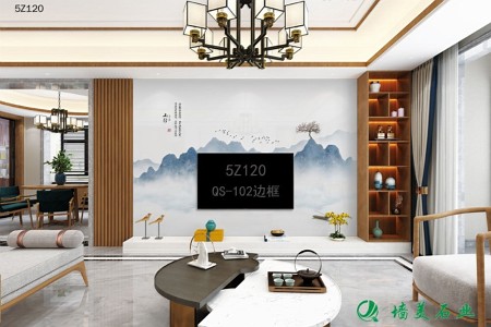 木格柵收納背景墻