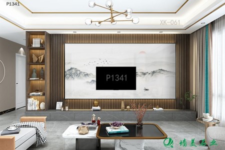 木格柵收納背景墻