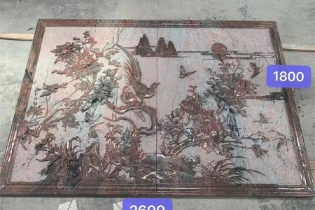 幻彩紅浮雕