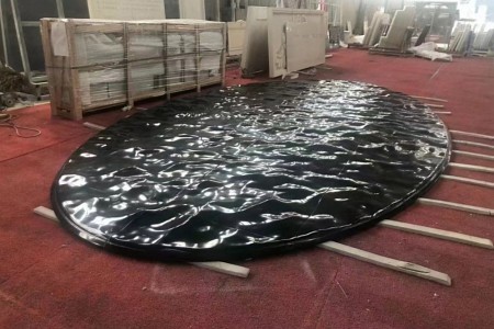 黑色水波紋