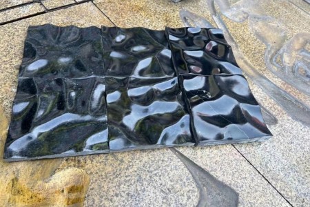 黑色水波紋