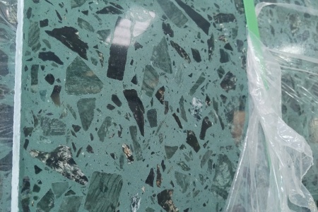 水磨石大花綠