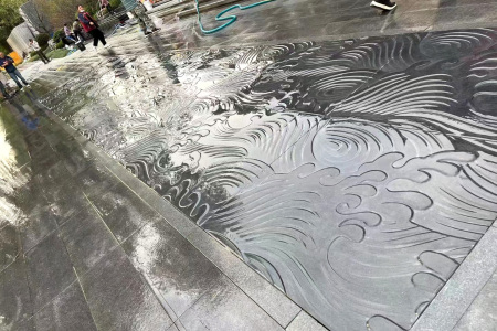 章丘黑雕刻