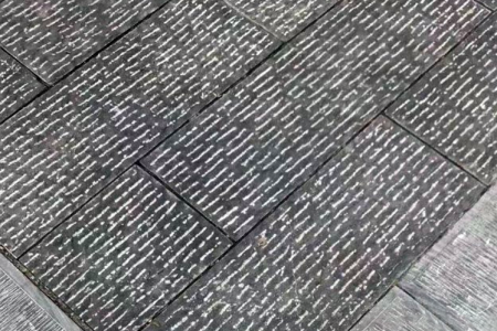 青石板人工鏨道面