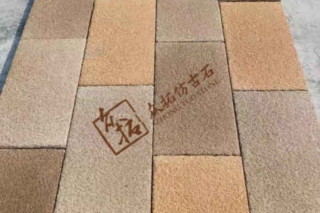 爆邊老石板