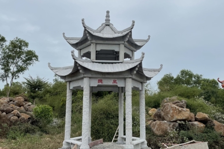 雙層石涼亭