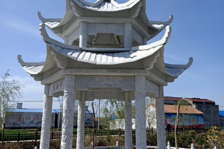 雙層石涼亭