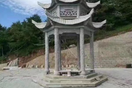 雙層石涼亭