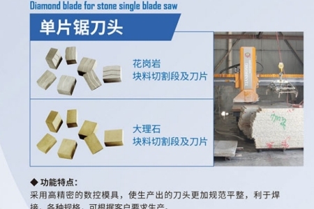 單片鋸刀頭