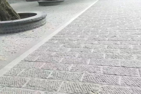 青石板斜道面