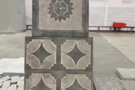 青石板雕花面