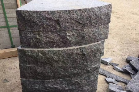 鐘山青(廣西芝麻黑)樹池石
