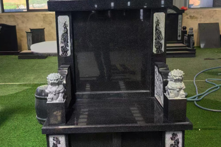 出口品質(zhì)新山西黑高端墓碑