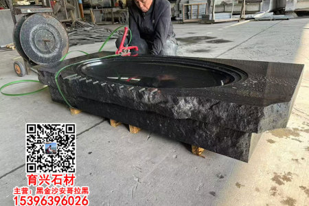 印度黑金沙花崗巖洗面臺洗手池