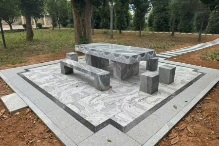 石桌凳(山水巖)