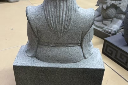 石雕龍王財神爺石雕土地公石雕土地婆神像雕塑雕刻供奉擺件