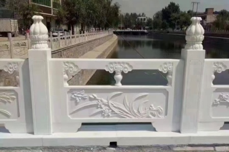 石雕欄桿，漢白玉欄桿，花崗巖欄桿，河道欄桿