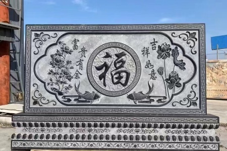 照壁 浮雕壁畫